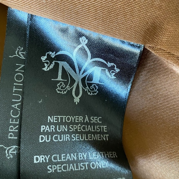 Mackage Cognac Leather Jacket | S - Picture 15 of 16